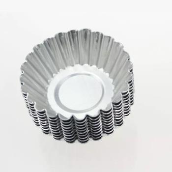 可重復使用 蛋撻模具 鋁制布丁菊花盞小磨具 烤箱用蛋糕模具