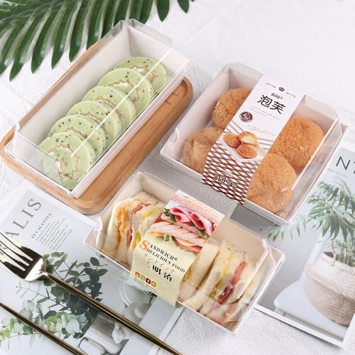 草莓脆酥小貝紙盒 屁桃雪媚娘盒 泡芙 糯米糍 青團 三明治 爆漿盒