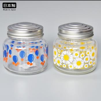 日本進口aderia昭和復古玻璃瓶日式食品儲物罐小清新零食調料瓶罐