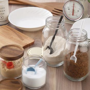 日本進口INOMATA烘焙刻度計量勺長柄奶粉勺廚房塑料限鹽調料湯匙