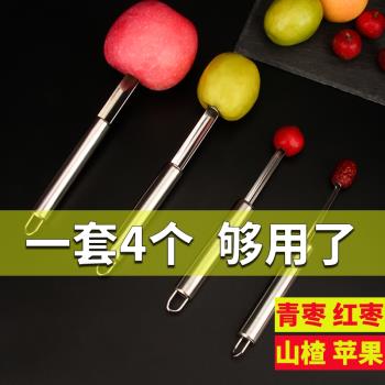 紅棗去核器棗核神器家用工具取心大棗櫻桃山楂棗子棗胡楊梅多功能