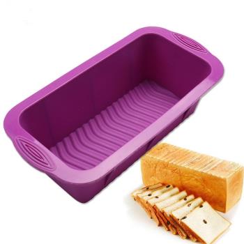 長條面包蛋糕模 硅膠長方形吐司盒 DIY翻糖烘培工具蛋糕房家用