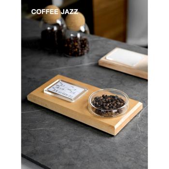 COFFEE JAZZ咖啡豆分裝瓶豆品展示介紹牌吧臺透明玻璃存儲罐