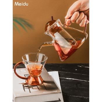 玻璃茶壺紅茶壺個人專用茶具套裝家用高硼硅耐高溫茶水分離泡茶杯