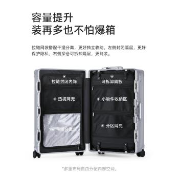 CeivlmKlain行李箱女30大容量商務拉桿箱男萬向輪新款密碼旅行箱