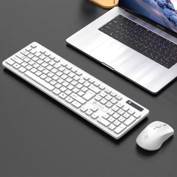 力美W100無線鍵盤鼠標套裝筆記本臺式電腦USB省電便攜辦公鍵鼠