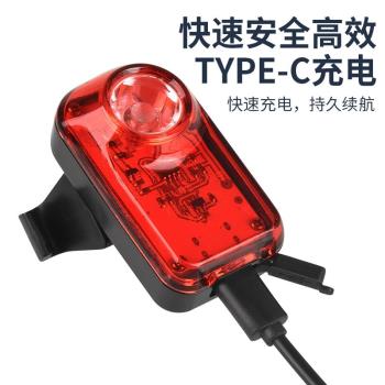 伏擊者USB跨境led紅光自行車尾燈