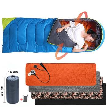 戶外露營電熱USB電褥子車載車用地墊帳篷睡袋墊加熱瑜伽墊電加熱