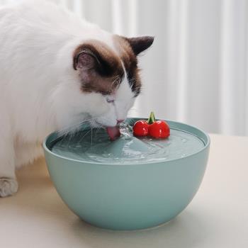 循環過濾陶瓷寵物用品貓咪飲水機