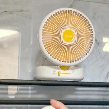 大宇壁掛風扇折疊懸浮空氣循環扇廚房廁所戶外充電桌面折疊小風扇