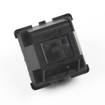 JWK個性五腳C黑v2線性軸出廠自潤滑觸發42g觸底58.5g機械鍵盤軸
