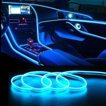 Car Interior Lighting Decorative Led Lights EL Wiring Neon S