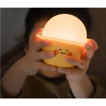 ins風胖墩兒小夜燈創意USB臥室兒童房床頭定時伴睡燈嬰兒喂奶護眼