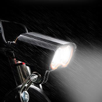 自行車燈夜騎行燈山地車前燈T6強光騎行裝備配件防水單車燈車前燈