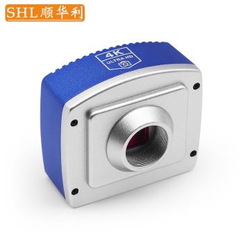 SHL/順華利 高清4K畫質工業相機CCD電子視頻放大鏡攝像頭30幀/體式三目顯微鏡攝影機 3840*2160 / 1/1.8靶面