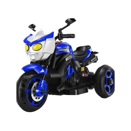 新款奧特曼兒童電動摩托車寶寶越野電瓶玩具車三輪雙驅動充電童車