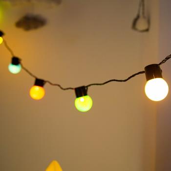 串燈USB電池燈LED滿天星網紅圓球燈串節日影樓派對裝飾彩燈