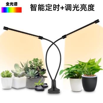 LED全光譜植物補光燈家用多肉上色防徒室內綠植花卉仿太陽生長燈