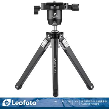 徠圖/leofoto MT-02 獨立三檔調節金屬攝影攝像EDC迷你桌面三腳架