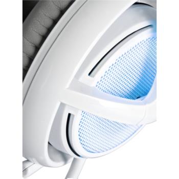 現貨銷售賽睿狂熱V2耳機電競游戲耳麥頭戴式臺式電腦CF霜凍之藍V2