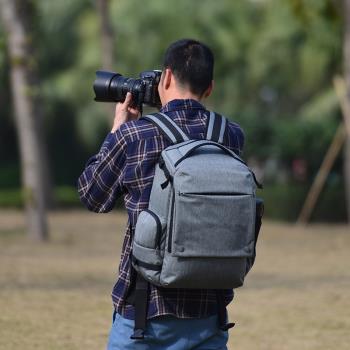 yeud大容量雙肩相機包適用佳能1DX尼康D850輕便相機背包單反包