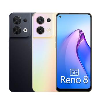 【福利品】OPPO RENO8 (12G/256G) 5G 旗艦手機 贈口袋行動電源+手機掛繩