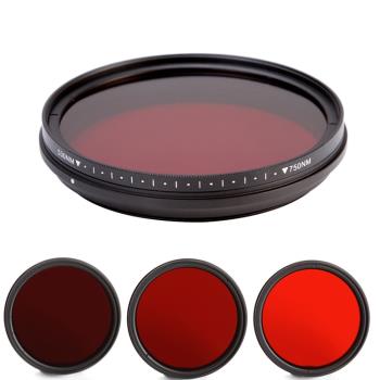 FOTGA 可調紅外鏡750/590/680/720nm風景透視濾光鏡 紅外線濾鏡