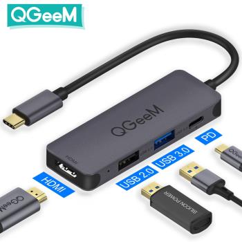 QGeeM4臺式電腦手機外接集線器