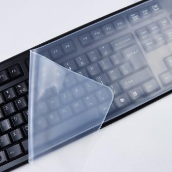 適用通用型臺式電腦鍵盤保護膜防塵罩機械雙飛燕104鍵雙飛燕雷柏
