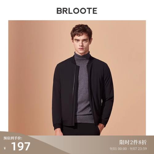 Brloote/巴魯特棉衣男 時尚休閑棒球領英倫保暖夾克棉服 秋冬裝