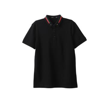 諾諾E站【TPN】2023夏季新款男裝商務休閑條紋短袖Polo衫上衣剪標