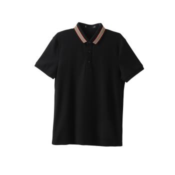 諾諾E站【TPN】2023夏季新款男裝 商務休閑條紋短袖Polo衫 剪標