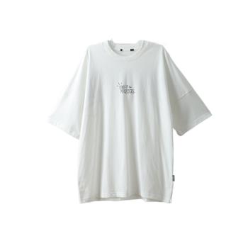 諾諾E站【TPN】2023新款男裝 白色圓領字母印花時尚短袖T恤 剪標