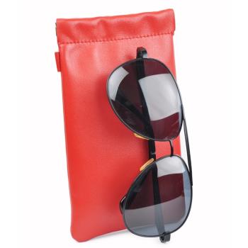 自閉合ins輕奢洋氣羊皮錢包手機包 簡易化妝包真皮專用眼鏡收納袋
