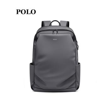 Polo電腦背包男雙肩包牛津布17寸大容量休閑簡約新款大學生書包