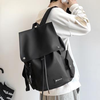 韓版時尚男包休閑簡約大容量雙肩包大學生書包電腦背包戶外旅行包