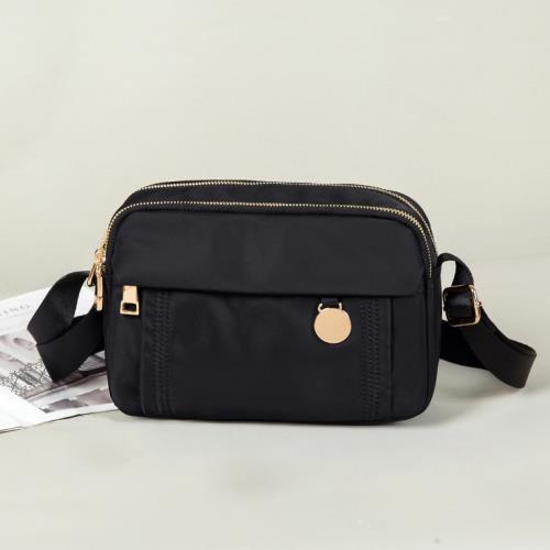 輕便簡約休閑尼龍小方包單肩包大容量媽媽防水斜挎包女牛津布小包