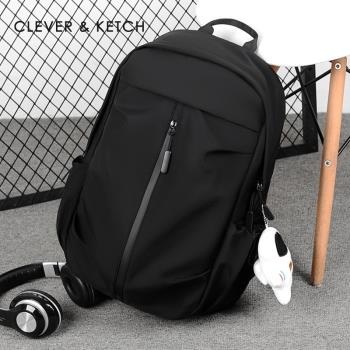 Clever&Ketch大容量雙肩包女簡約輕便旅行包潮酷背包男學生書包