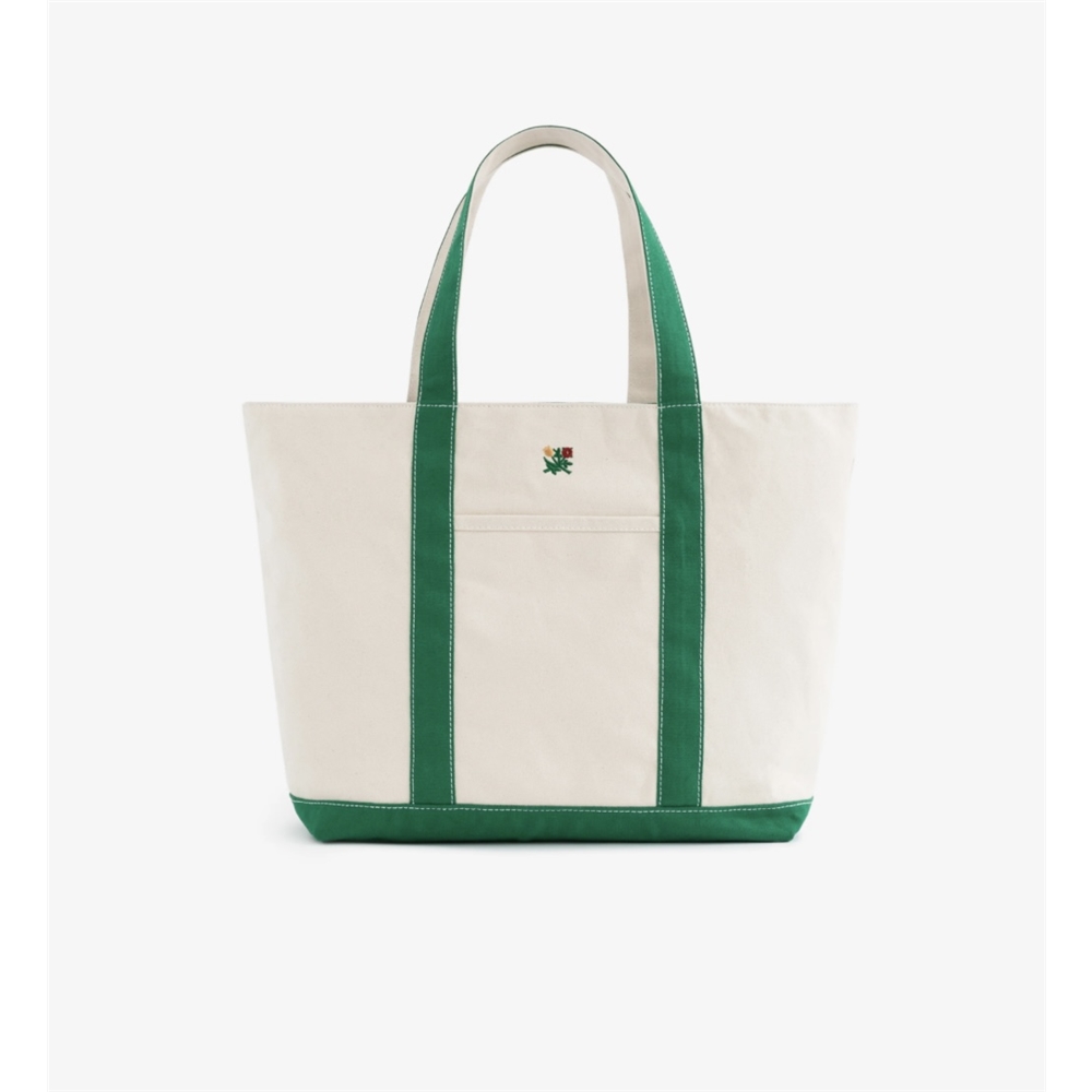 Aime Leon Dore Crest Contrast Tote重磅大容量刺繡帆布托特包潮|托特
