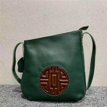 休閑復古個性獨特大容量真皮女包