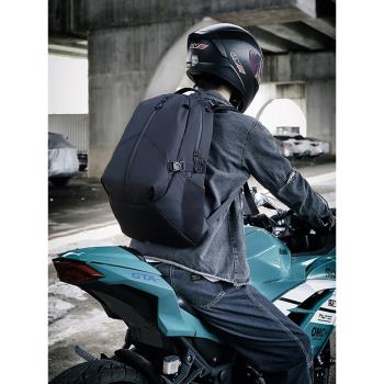 哥倫袋鼠摩托車頭盔包全盔大容量騎士包防水騎行摩旅裝備雙肩包潮