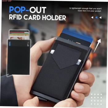 Rfid Smart Wallet Card Holder Metal Thin Slim Men Women Wal1