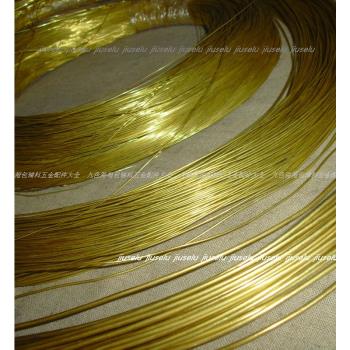軟銅絲包五金配件純銅絲黃銅金屬絲箱包定型龍骨銅絲0.3~3毫米粗