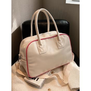 旅行包女大容量包包2023新款包包輕便手提行李收納袋斜挎單肩包