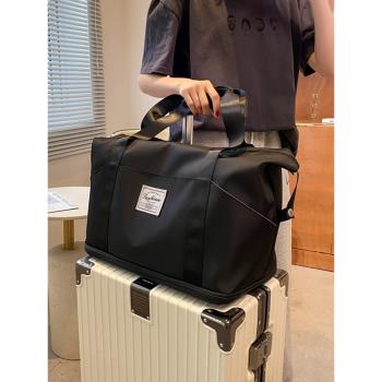手提旅行包女短途出差旅游干濕分離健身包可套拉桿箱大容量行李袋