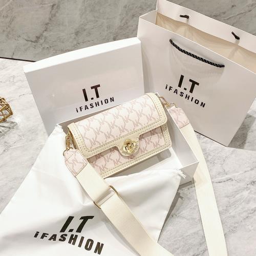 情人節日diy手工包生日禮物送女友自制手工編織網紅小香風斜挎包