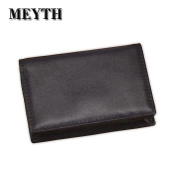 Meyth磁扣加厚女式卡包名片夾
