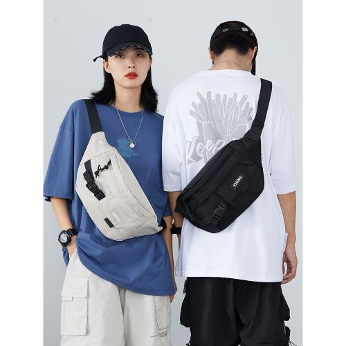 木村耀司斜挎包男款單肩包挎包休閑腰包時尚簡約設計潮牌胸包女包