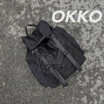 OKKO周邊情侶尼龍多口袋運動背包