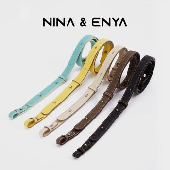 適用于NINA ENYA吊籃包 可調節長短肩帶替換配件斜挎包包肩帶背帶